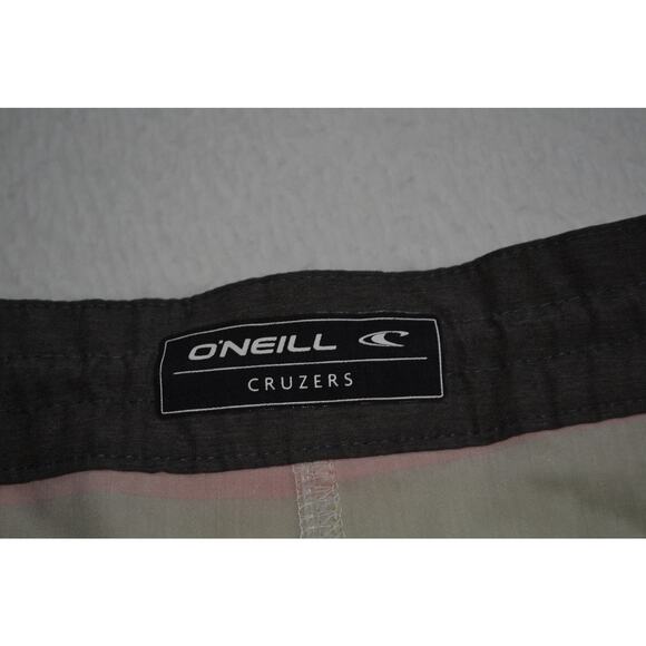 O'Neill Board Shorts Cruzers Mens Size 38 Swimming Surfing Beach Striped Pockets - Picture 5 of 8